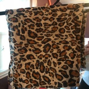 leopard print scarf